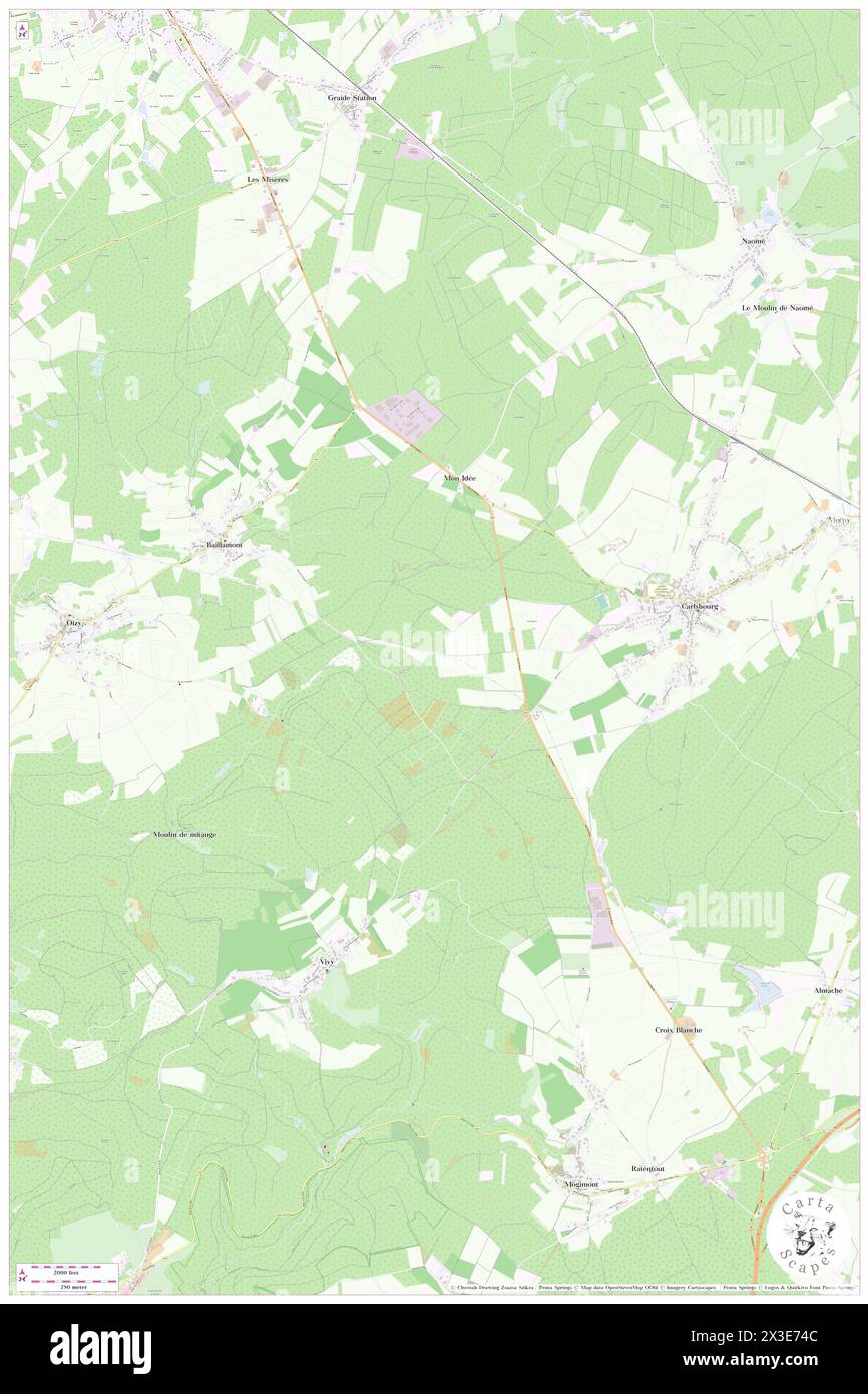 Bonne Femme, Province du Luxembourg, BE, Belgio, Vallonia, N 49 53' 28'', N 5 3' 5'', MAP, Cartascapes Map pubblicata nel 2024. Esplora Cartascapes, una mappa che rivela i diversi paesaggi, culture ed ecosistemi della Terra. Viaggia attraverso il tempo e lo spazio, scoprendo l'interconnessione del passato, del presente e del futuro del nostro pianeta. Foto Stock