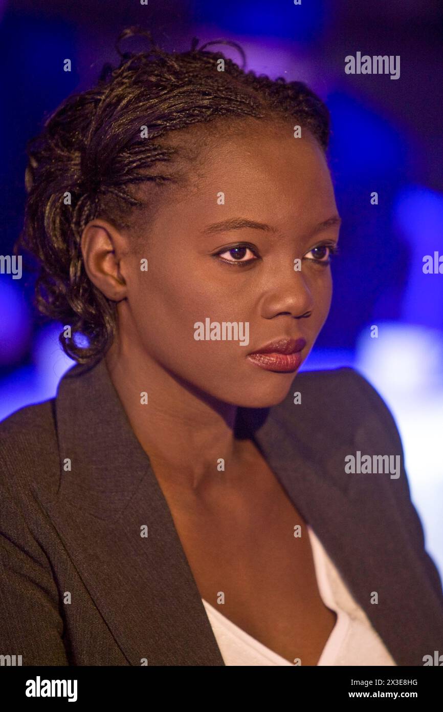 PROGRAMMA RADIOFONICO EUROPA 1 PIÙ OSPITI Foto Stock