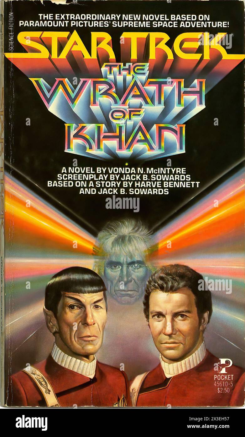 Star Trek - The Wrath of Khan - copertina della pubblicazione illustrata americana d'epoca Foto Stock