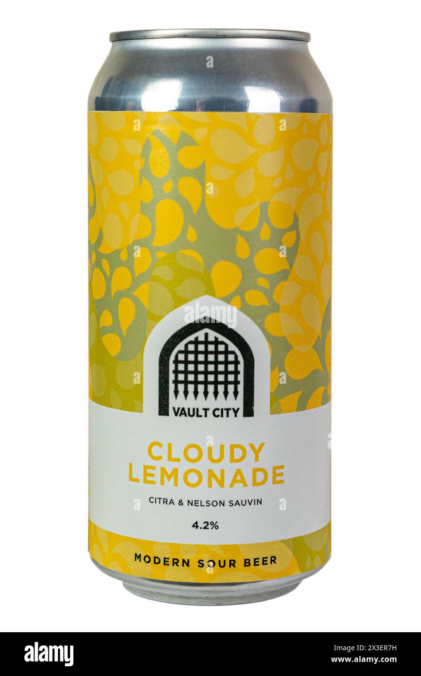 Birra Vault City - limonata nuvolosa - Citra & Nelson Sauvin - birra acida moderna - 4,2% abv Foto Stock