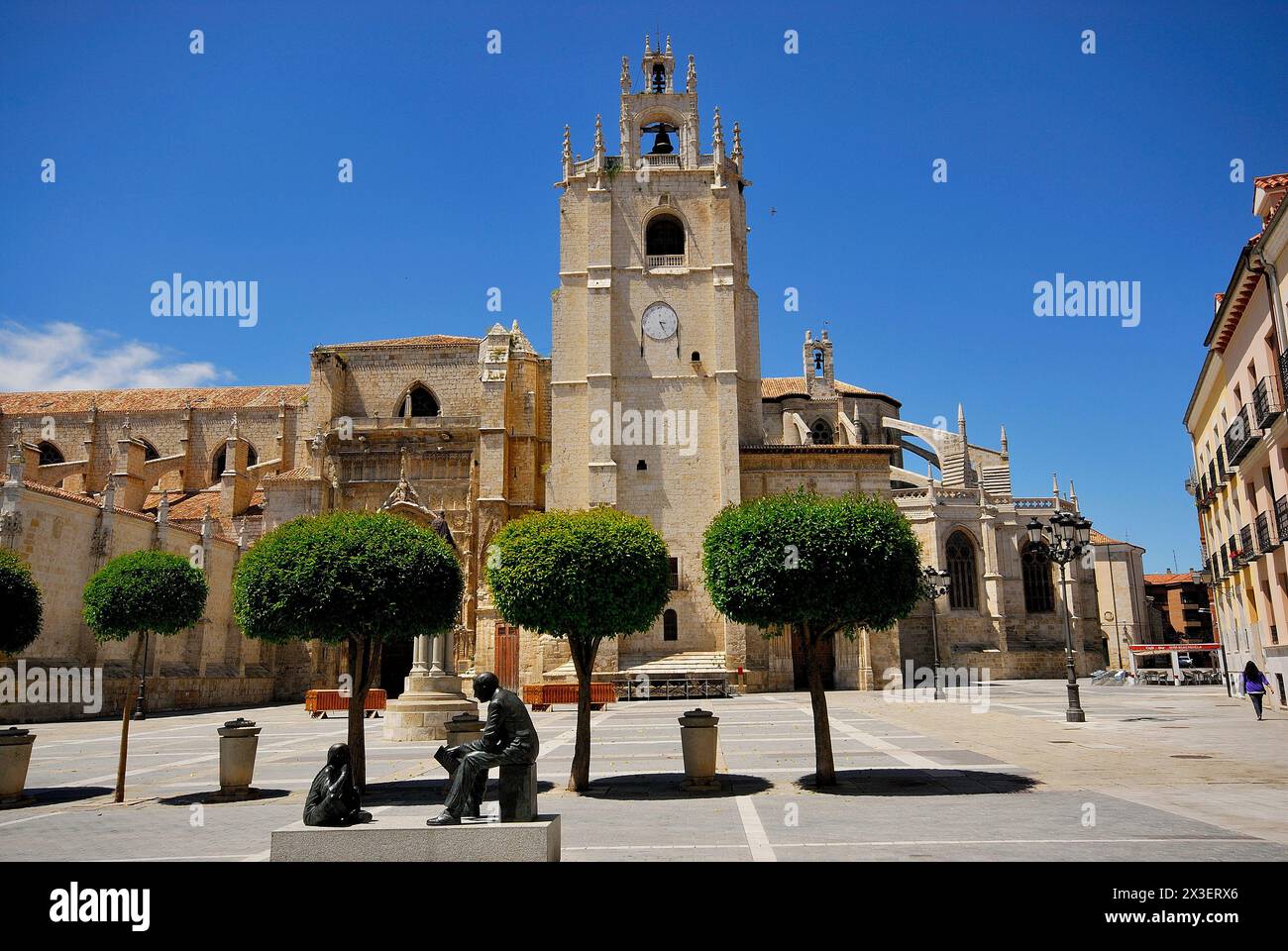 Cattedrale di San Antolin di Palencia, Spagna Foto Stock