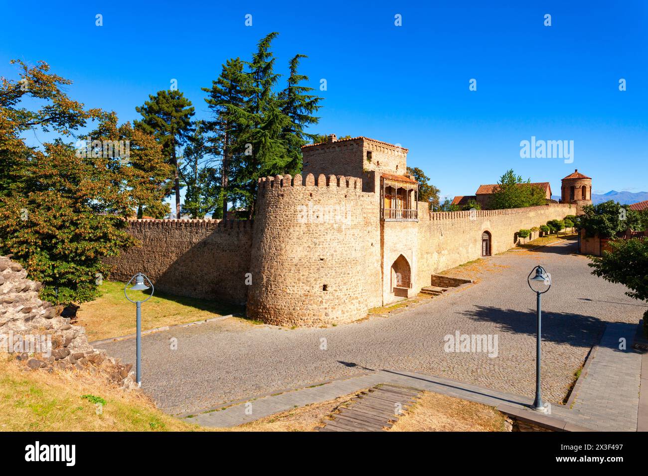 Città vecchia di Telavi. Telavi è la città principale della provincia di Kakheti in Georgia. Foto Stock