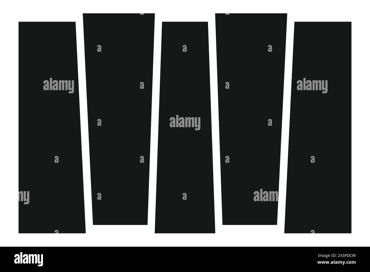 Collage vettoriale per le foto. Cornice immagine. Quadri collage pannelli fumetti vettoriali. Modello di collage fotografico Illustrazione Vettoriale