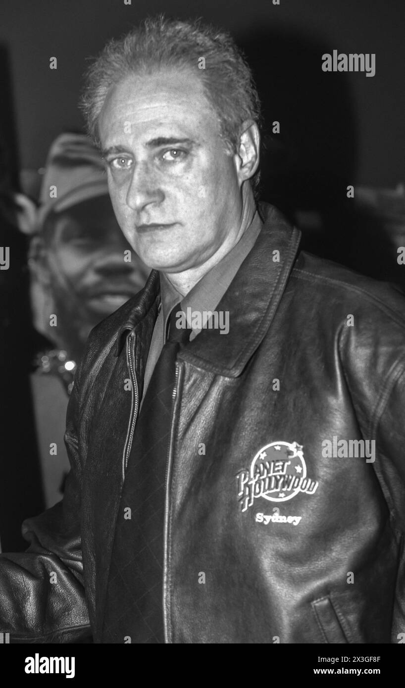 Brent Spiner l'attore che ha interpretato I DATI in Star Trek Next Generation al primo episodio di Star Trek: Insurrection a Sydney in Australia nel 1998, trekkie. Foto Stock