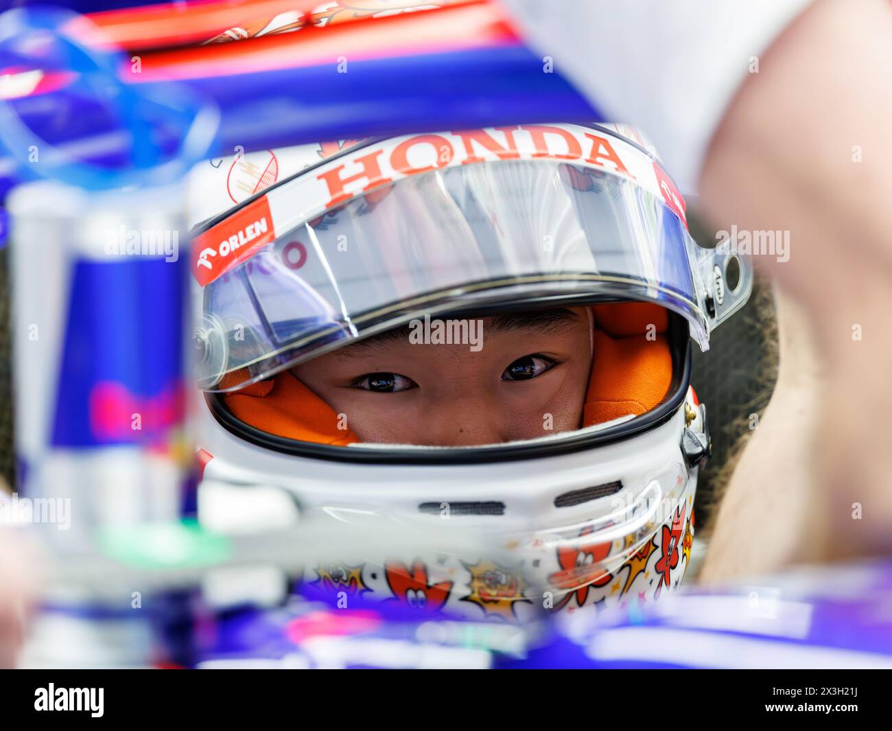 Circuito di Suzuka, 5 aprile 2024: Yuki Tsunoda (JPN) di Visa RB durante il Gran Premio di Formula uno del Giappone 2024. Foto Stock