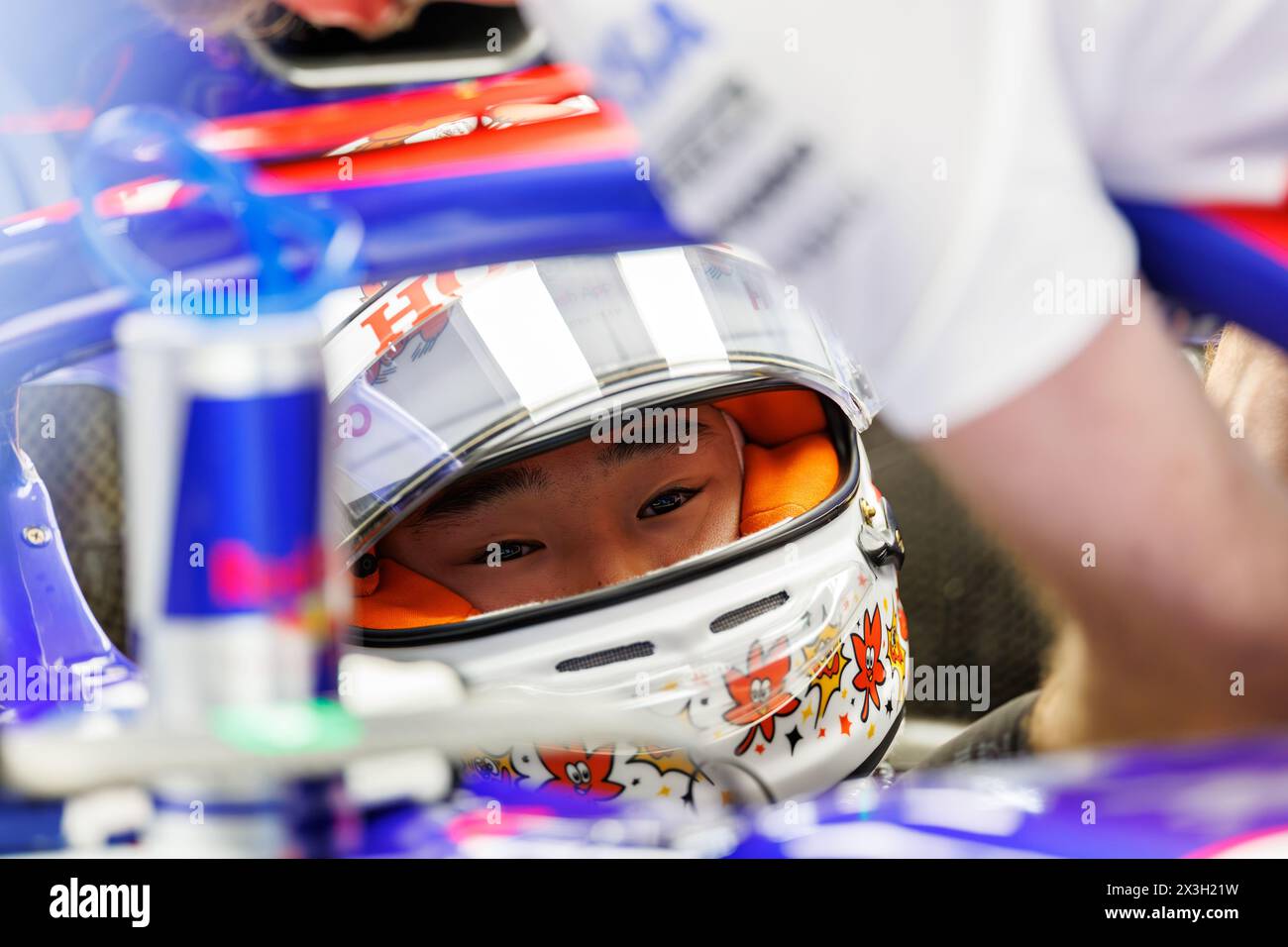 Circuito di Suzuka, 5 aprile 2024: Yuki Tsunoda (JPN) di Visa RB durante il Gran Premio di Formula uno del Giappone 2024. Foto Stock