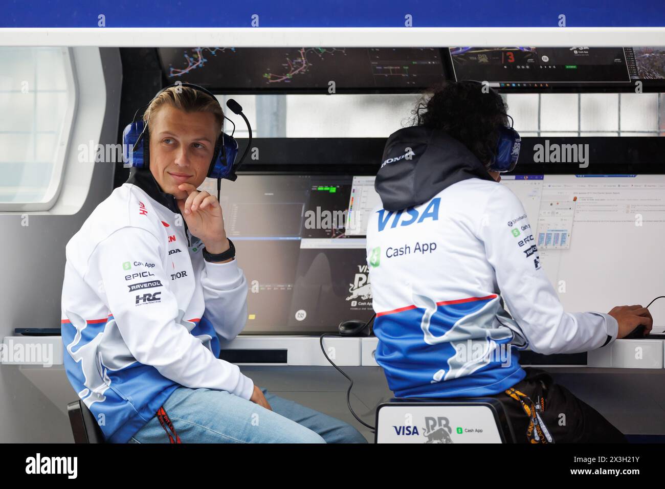 Circuito di Suzuka, 5 aprile 2024: Liam Lawson (NZL) durante il Gran Premio di Formula 1 del Giappone 2024. Foto Stock