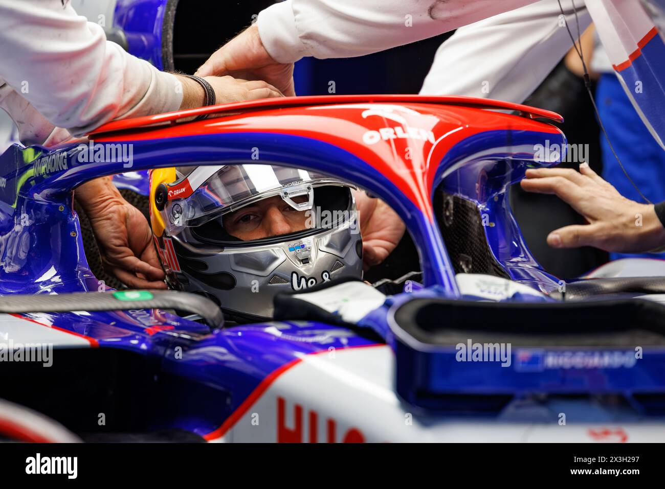 Circuito di Suzuka, 5 aprile 2024: Daniel Ricciardo (AUS) della Visa RB durante il Gran Premio di Formula 1 del Giappone 2024. Foto Stock
