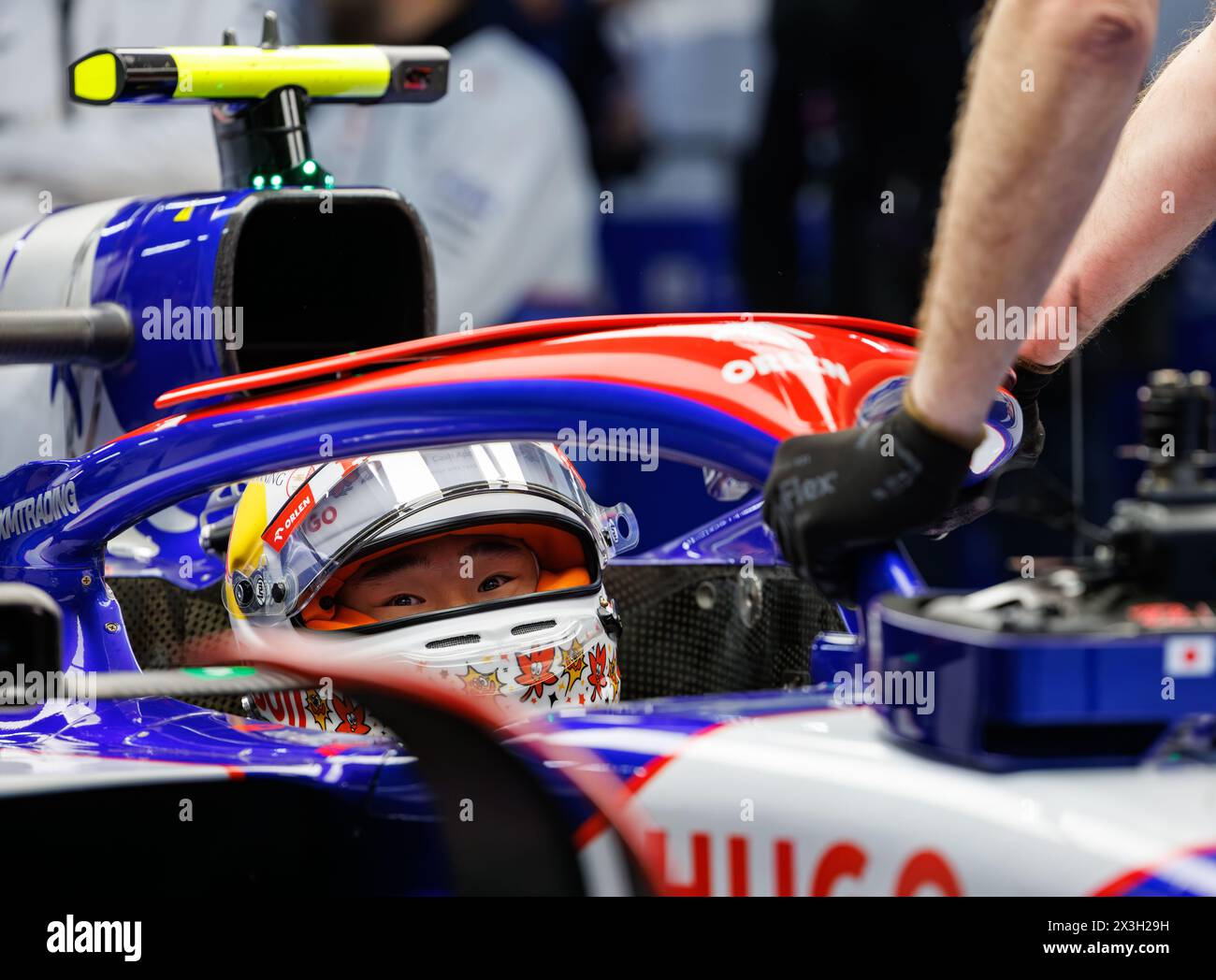 Circuito di Suzuka, 5 aprile 2024: Yuki Tsunoda (JPN) di Visa RB durante il Gran Premio di Formula uno del Giappone 2024. Foto Stock