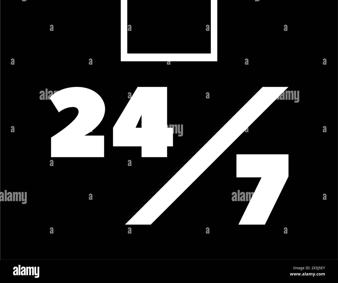 L'icona di gestione del tempo simboleggia scadenza, fretta e simbolismo puntuale. Icona vettoriale per la progettazione del sito Web, il logo, l'app e l'interfaccia utente Illustrazione Vettoriale