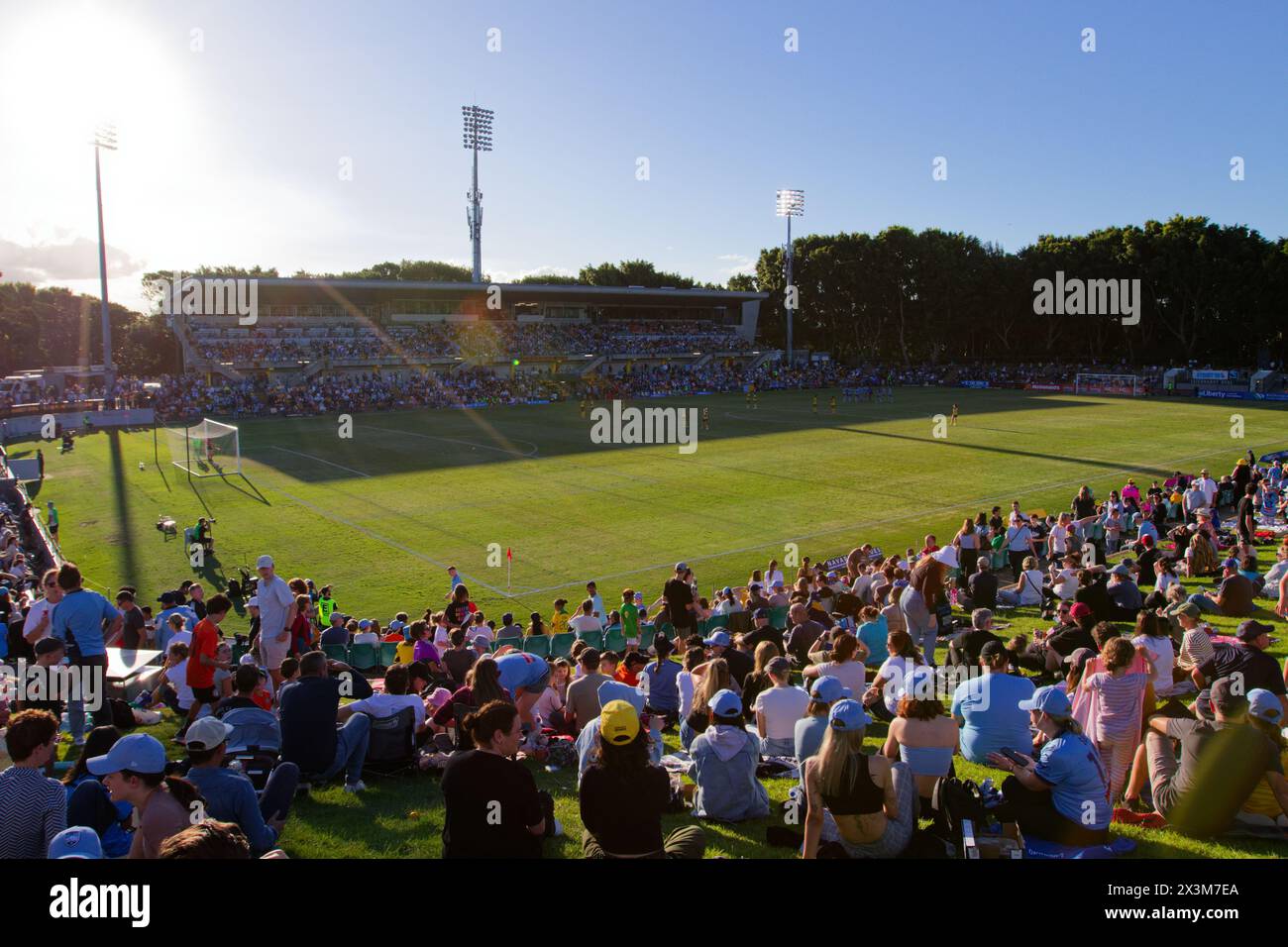 Sydney, Australia. 27 aprile 2024. Una visione generale del Leichhardt Oval durante il match di semifinale femminile A-League 2 tra Sydney FC e i Mariners al Leichhardt Oval il 27 aprile 2024 a Sydney, Australia Credit: IOIO IMAGES/Alamy Live News Foto Stock