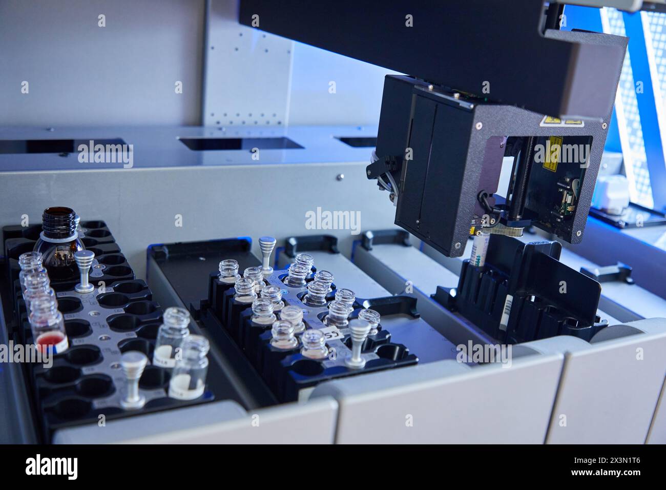 Analisi clinica, ematologia, Ospedale Donostia, San Sebastian, Gipuzkoa, Paesi Baschi Foto Stock