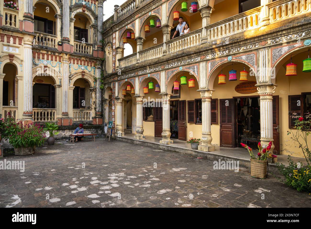 Il Palazzo dei Re Hmong (Vau Meo) a Bac ha, provincia di Lao Cai, Vietnam Foto Stock