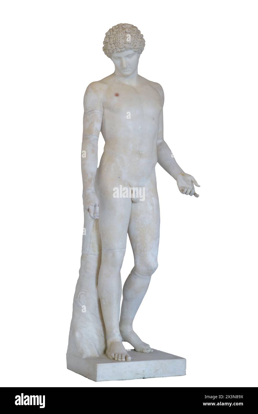 Antinoo Capitolino - tardo Adrianico - primo Antonino copia di una statua greca di Ermes del IV secolo a.C. Roma, Italia Foto Stock