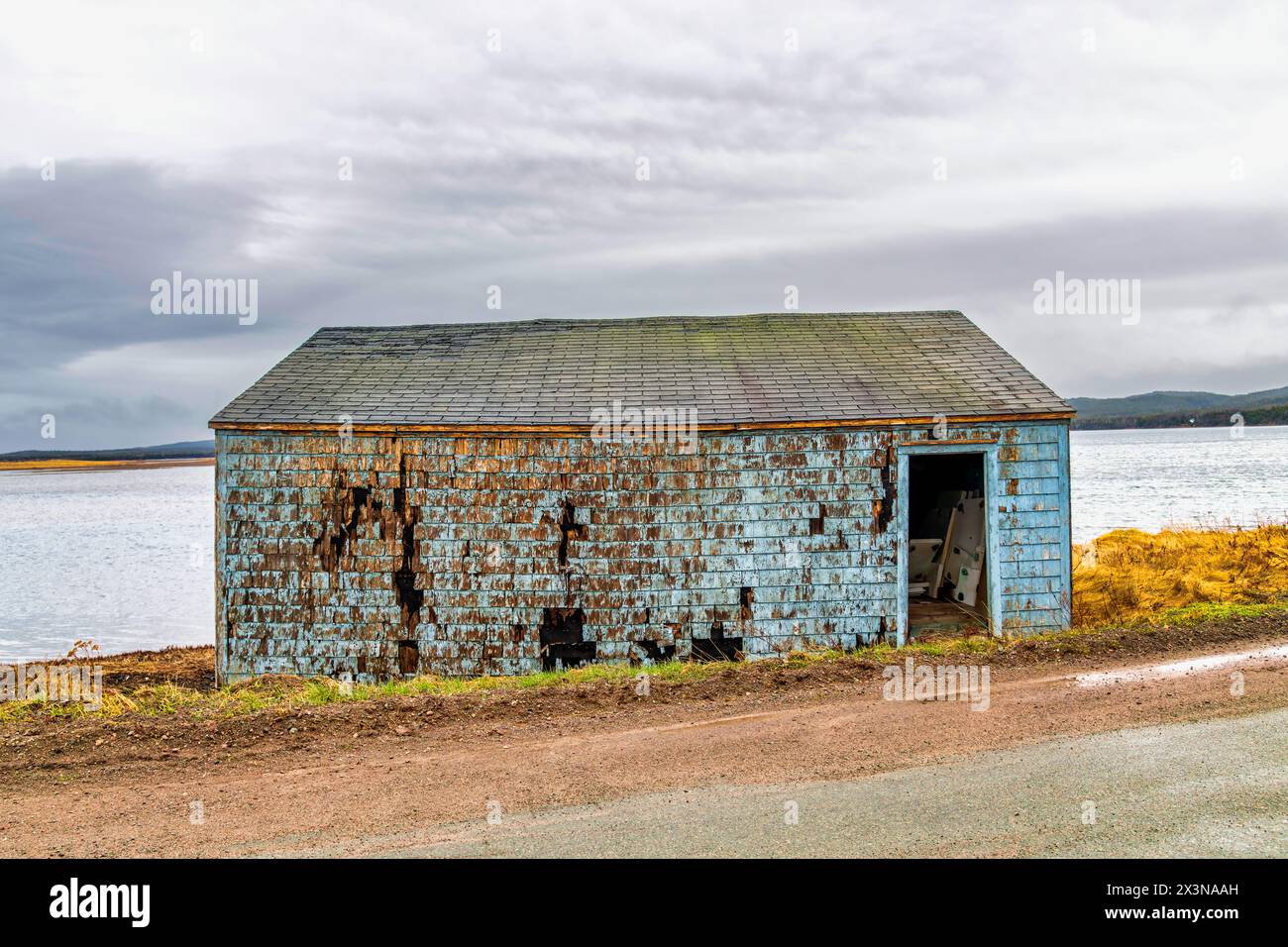 Baracche da pesca - Penisola di Burin - Terranova Foto Stock