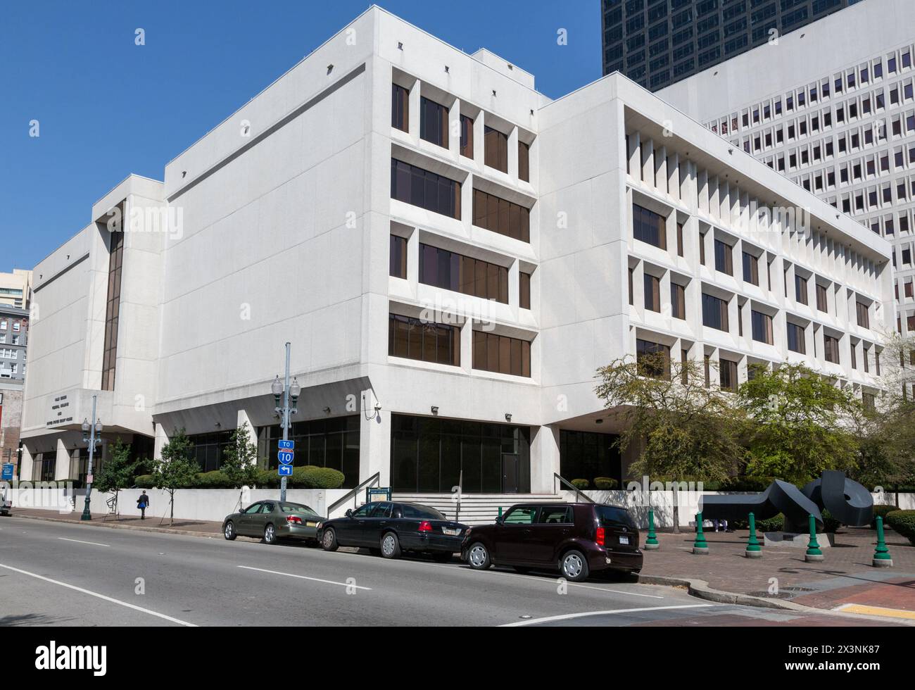 New Orleans, Louisiana. Edificio federale e tribunale degli Stati Uniti. Foto Stock