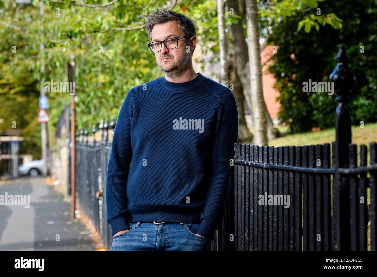 Alistair Fraser, professore universitario di Glasgow che sta facendo ricerche sulla Scottish Violence Reduction Unit. Foto Stock