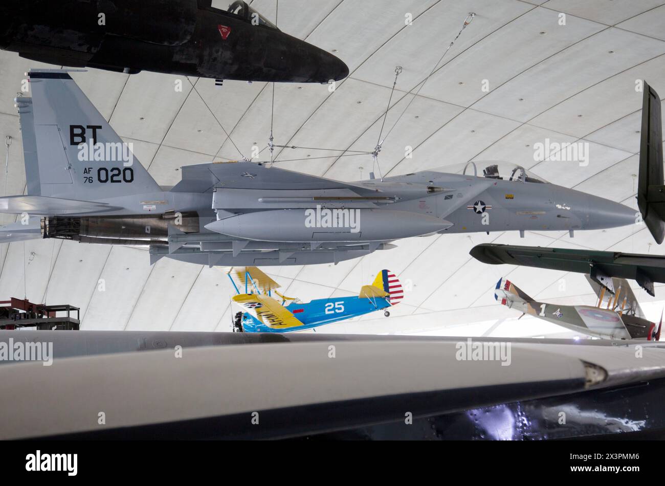 McDonnell Douglas F-15A Eagle, un aereo da caccia tattico bimotore americano per tutte le stagioni. Foto Stock