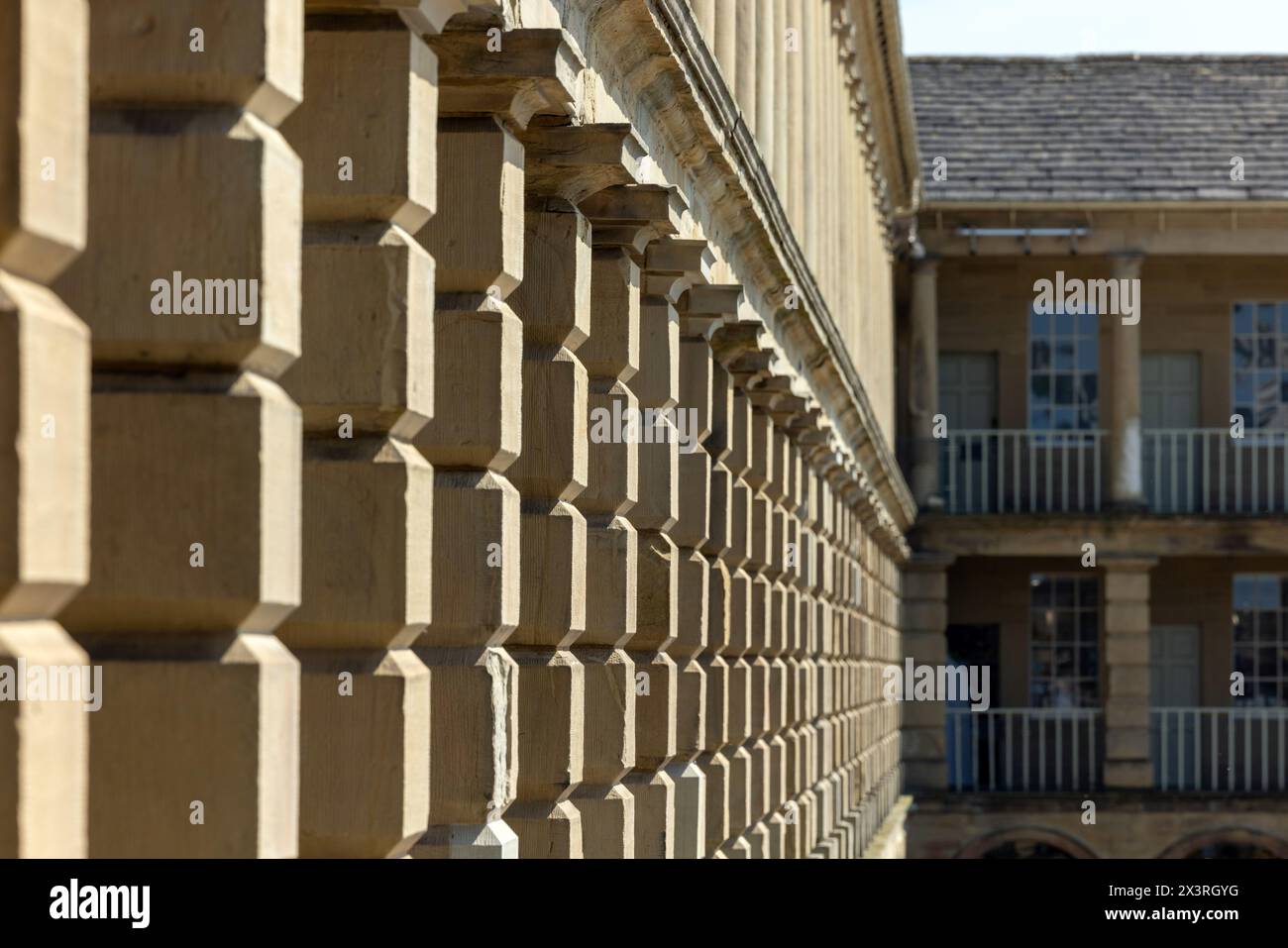 La Piece Hall, Halifax, West Yorkshire Foto Stock
