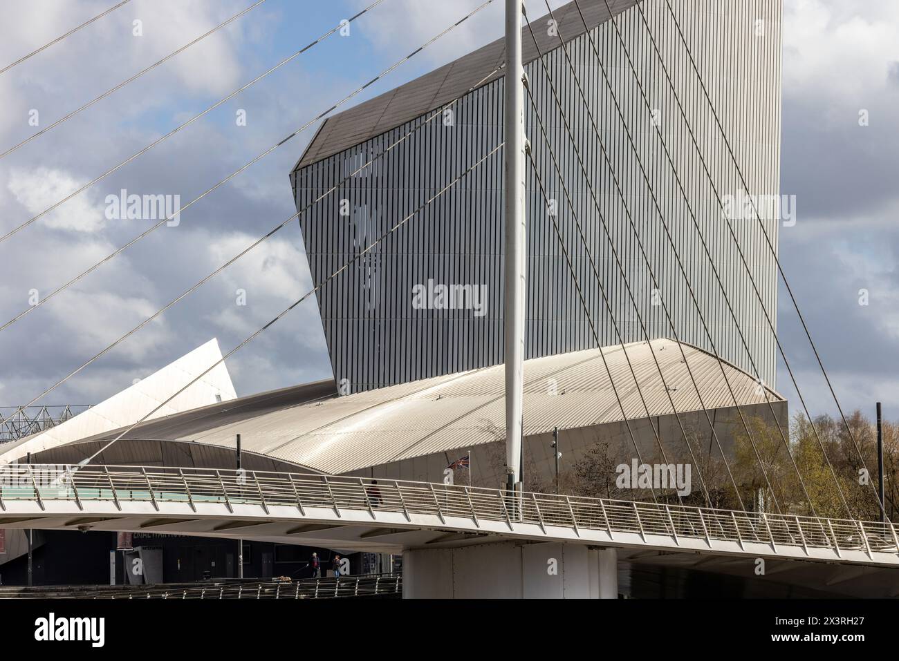 L'Imperial War Museum North a Salford Quays, Greater Manchestrer Foto Stock