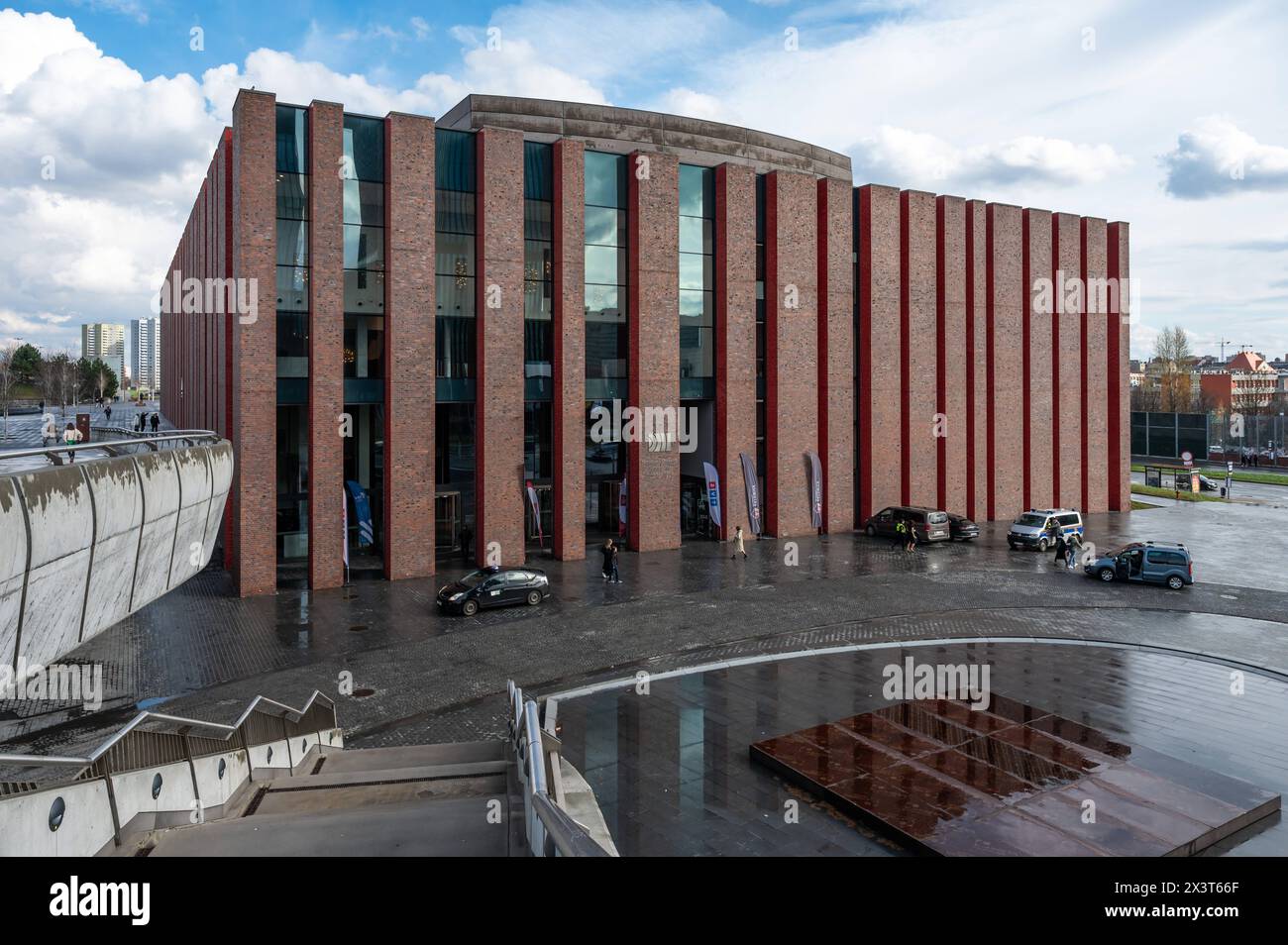 Katowice, Slesia, Polonia, 24 marzo 2024 - sala concerti dell'orchestra sinfonica nazionale della radio polacca Foto Stock