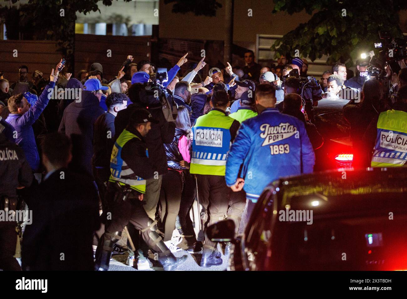 Porto, Portogallo. 27 aprile 2024. Porto, 04/27/2024 - elezioni per la presidenza del Futebol Clube do Porto a Estádio do Dragão. (Miguel Pereira/Global Imagens) credito: Atlantico Press/Alamy Live News Foto Stock