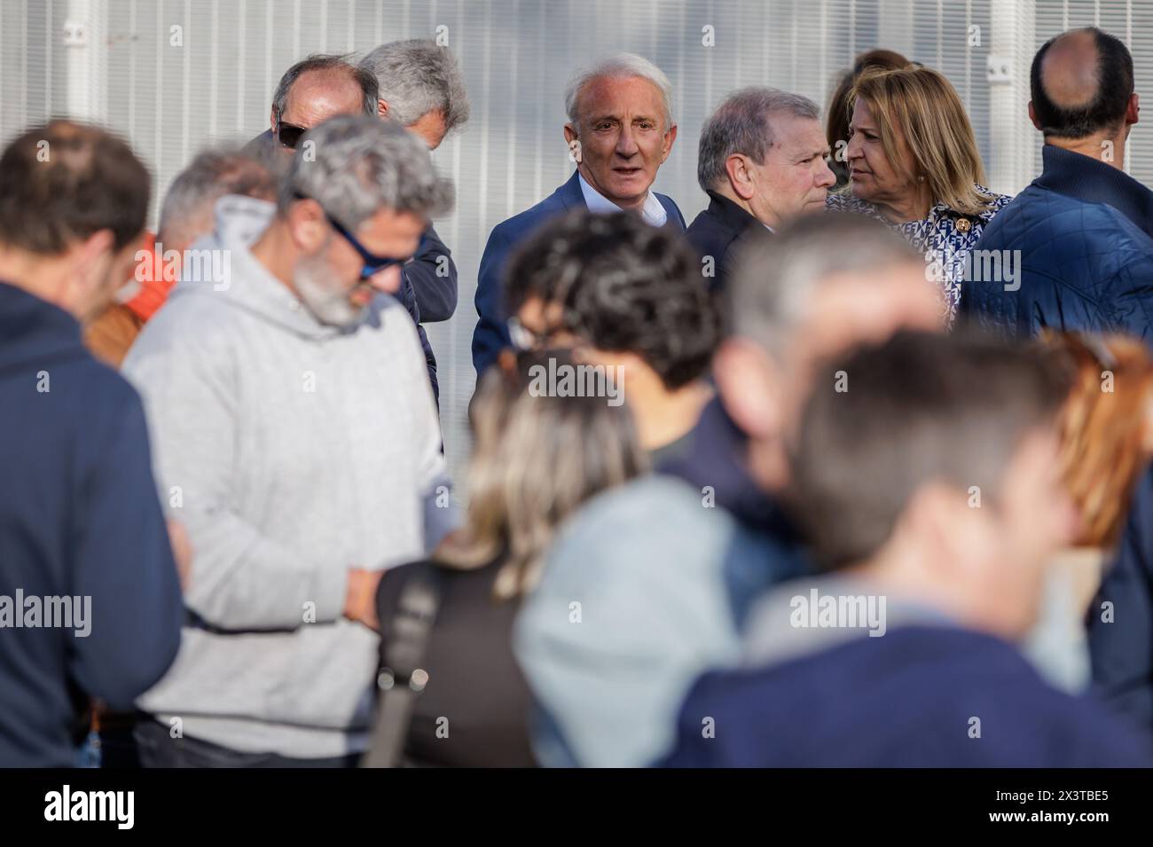 Porto, Portogallo. 27 aprile 2024. Porto, 04/27/2024 - elezioni per la presidenza del Futebol Clube do Porto a Estádio do Dragão. Dr. Póvoas (Miguel Pereira/Global Imagens) credito: Atlantico Press/Alamy Live News Foto Stock