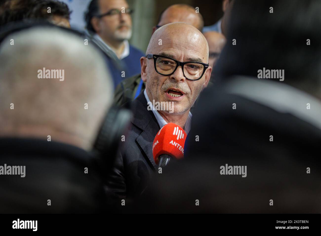 Porto, Portogallo. 27 aprile 2024. Porto, 04/27/2024 - elezioni per la presidenza del Futebol Clube do Porto a Estádio do Dragão. Nuno Lobo (Miguel Pereira/Global Imagens) crediti: Atlantico Press/Alamy Live News Foto Stock