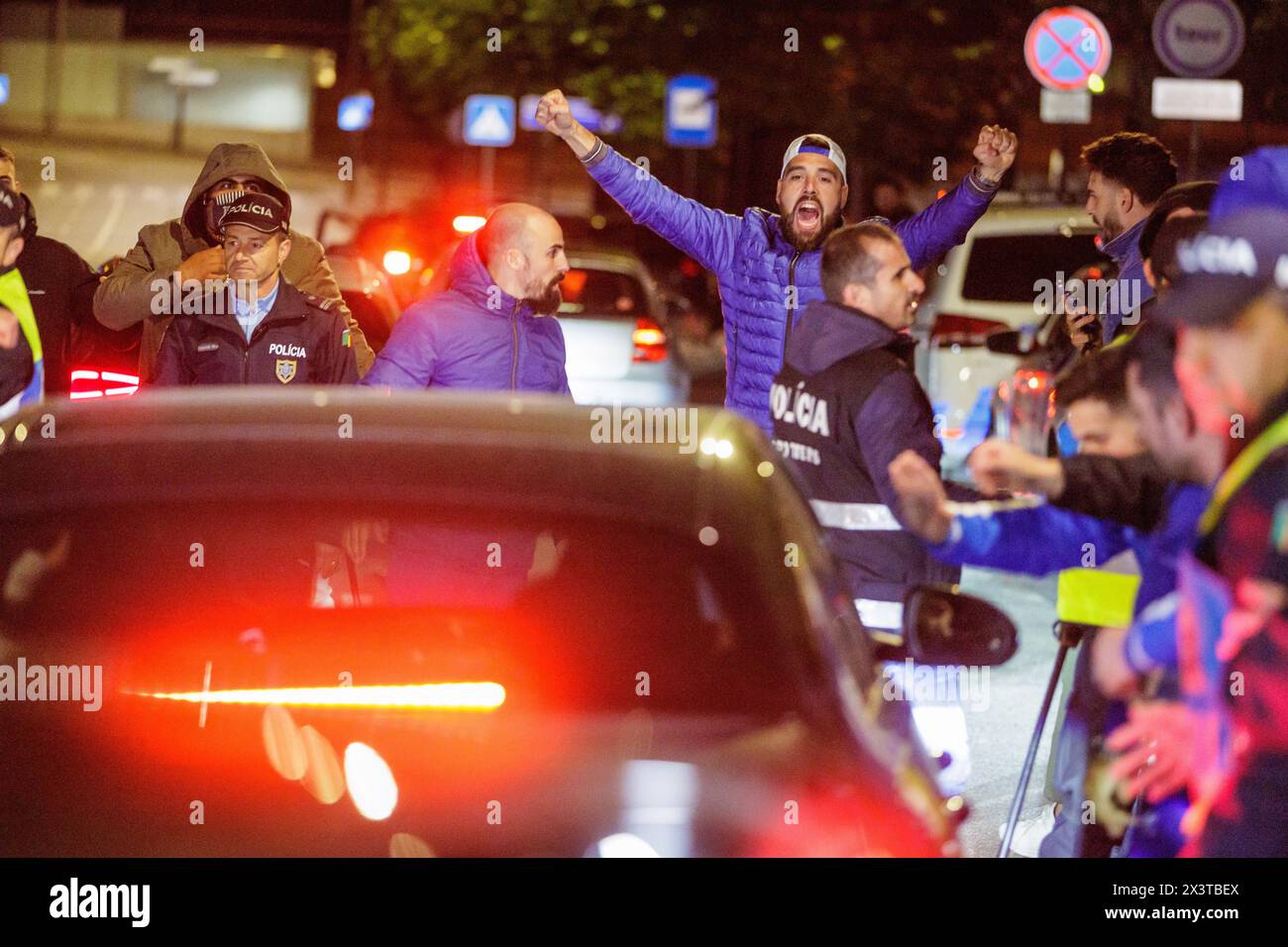 Porto, Portogallo. 27 aprile 2024. Porto, 04/27/2024 - elezioni per la presidenza del Futebol Clube do Porto a Estádio do Dragão. (Miguel Pereira/Global Imagens) credito: Atlantico Press/Alamy Live News Foto Stock