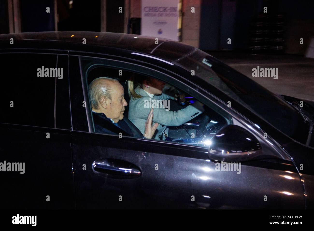 Porto, Portogallo. 27 aprile 2024. Porto, 04/27/2024 - elezioni per la presidenza del Futebol Clube do Porto a Estádio do Dragão. Jorge Nuno Pinto da Costa (Miguel Pereira/Global Imagens) credito: Atlantico Press/Alamy Live News Foto Stock