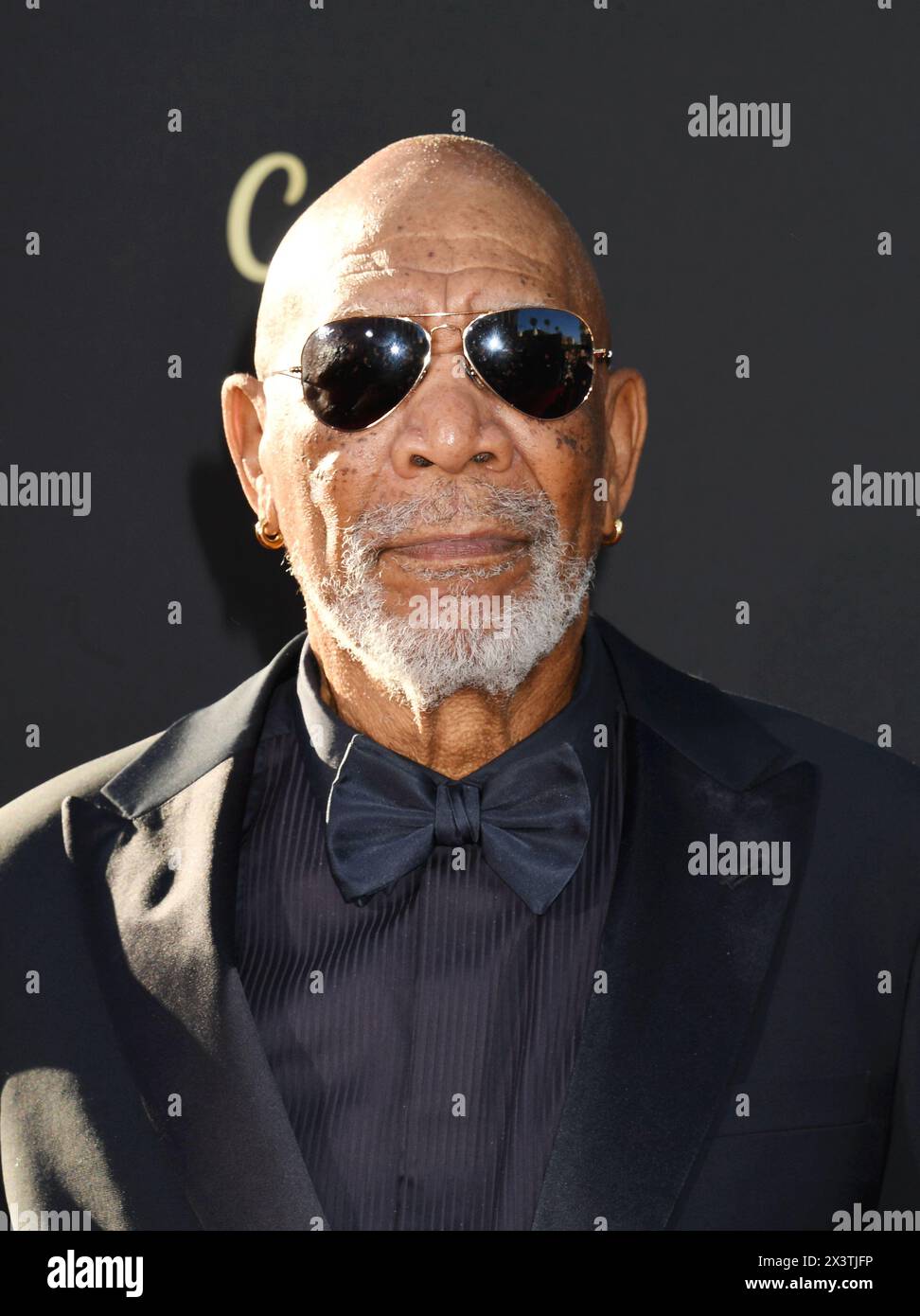 HOLLYWOOD, CALIFORNIA - APRILE 27: Morgan Freeman partecipa al 49° AFI Lifetime Achievement Award Gala Tribute che celebra Nicole Kidman al Dolby Theat Foto Stock