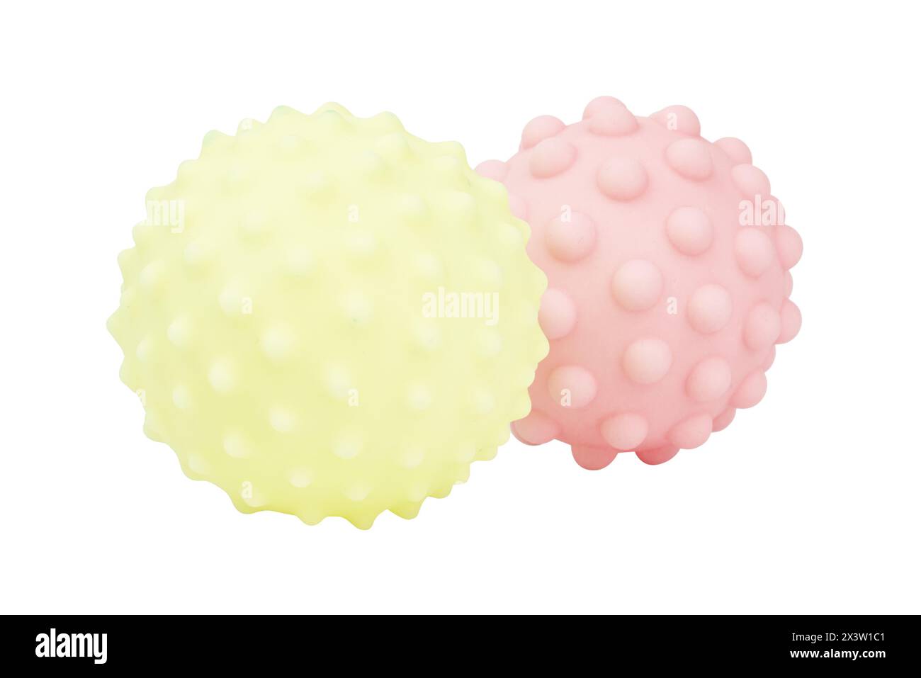 Giocattolo in gomma con palla luminosa per cani. Accessori per animali domestici. Foto Stock