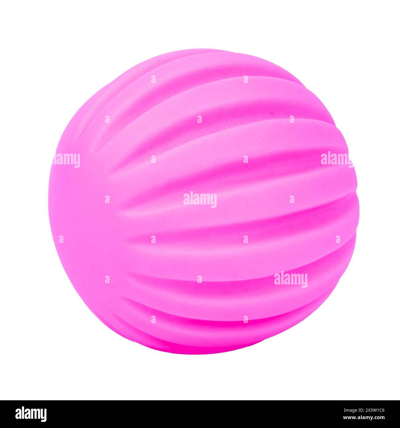 Giocattolo in gomma con palla luminosa per cani. Accessori per animali domestici. Foto Stock