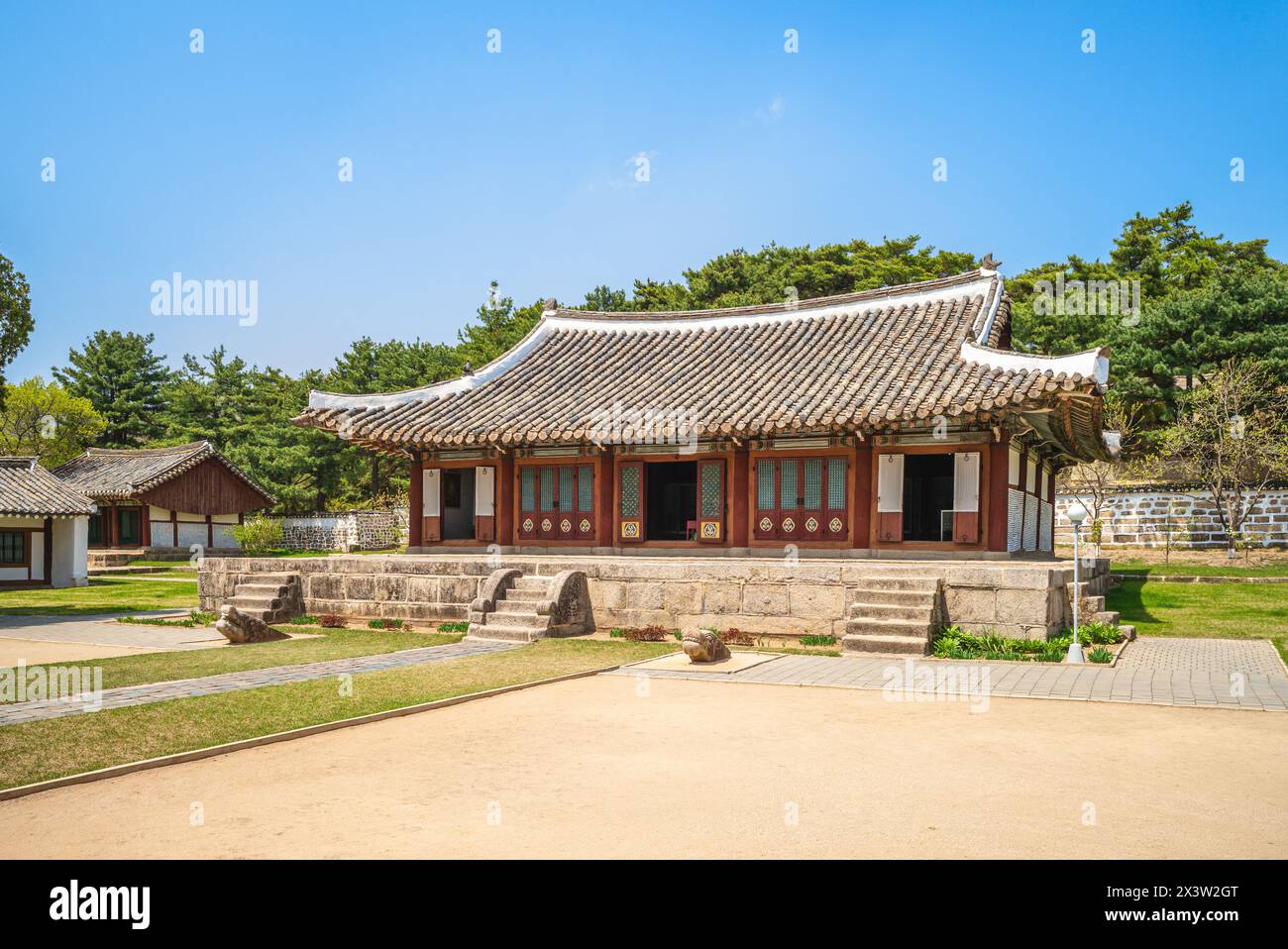 Museo Koryo di Sungkyunkwan, la più alta istituzione educativa della corea del Nord a Kaesong Foto Stock