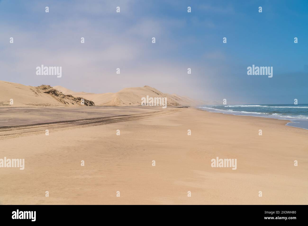 Sandwich Harbour, Namibia Foto Stock