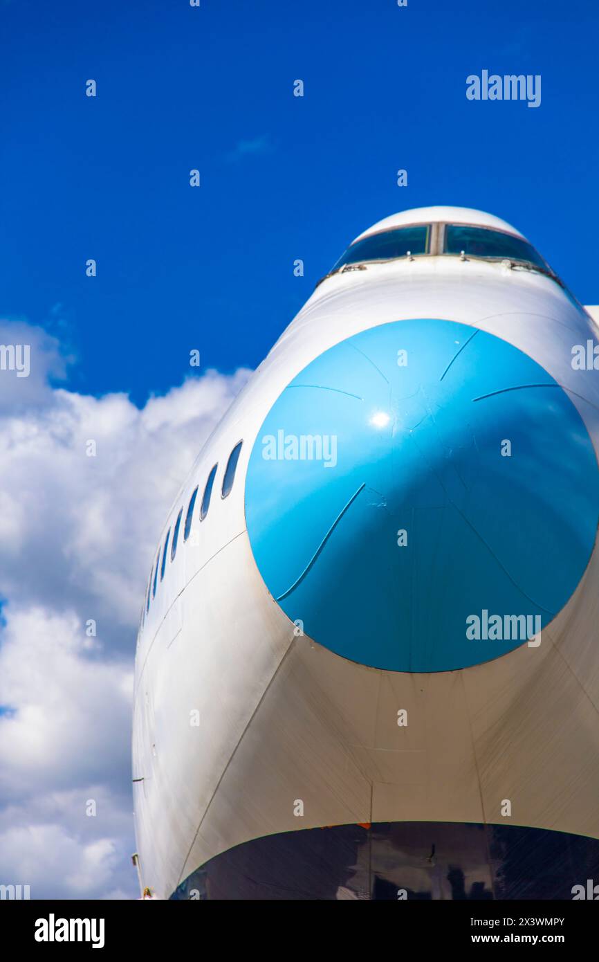 Europa, Scandinavia, Svezia. Stoccolma. Aeroporto di Stoccolma-Arlanda. Ostello Jumbo. Ostello della gioventù in un Boeing 747 Foto Stock