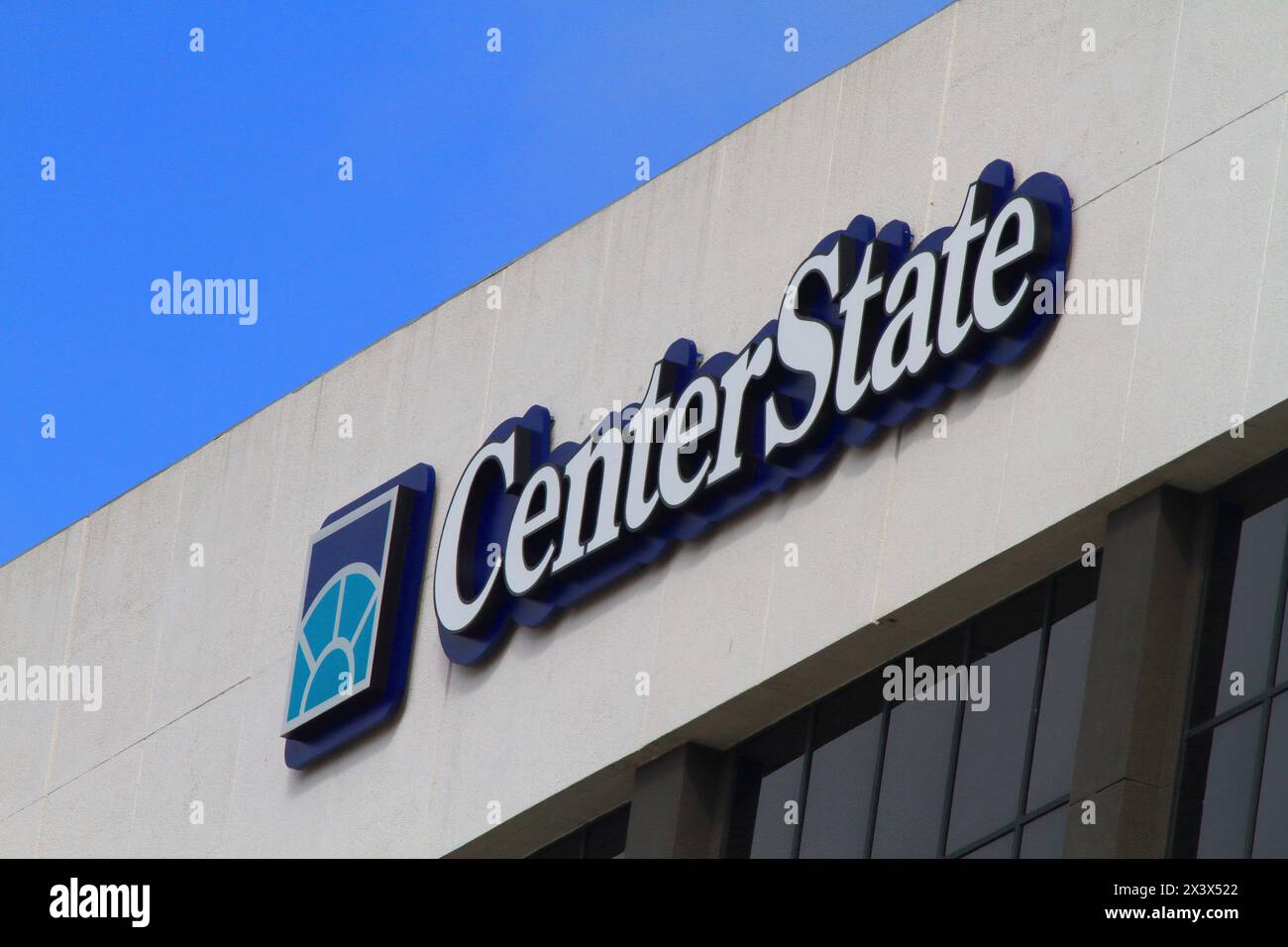 USA, Floride, Orlando. CenterState Bank Foto Stock