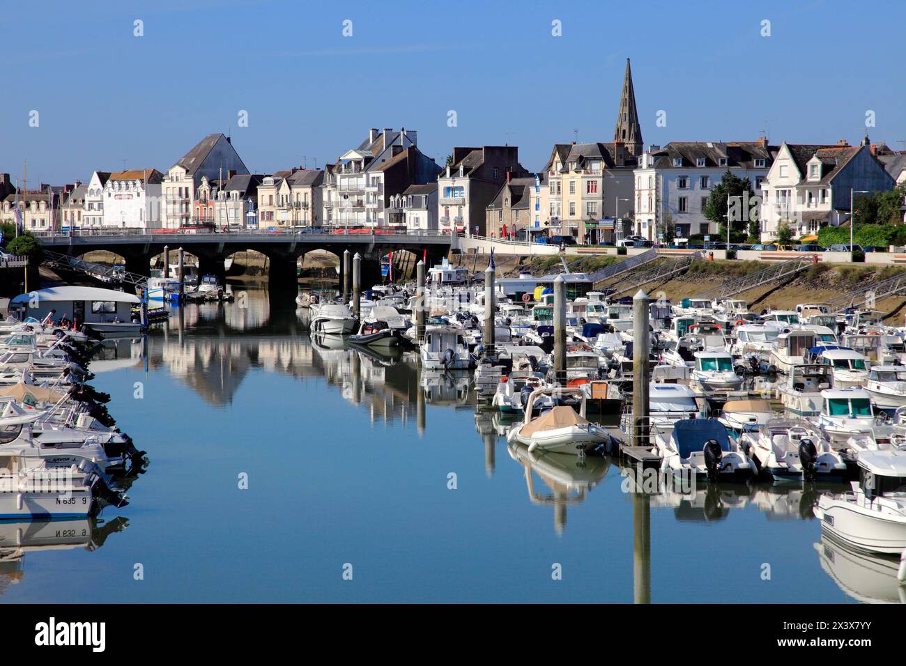 Francia, Pays de la Loire, Loire Atlantique (44), le Pouliguen Foto Stock