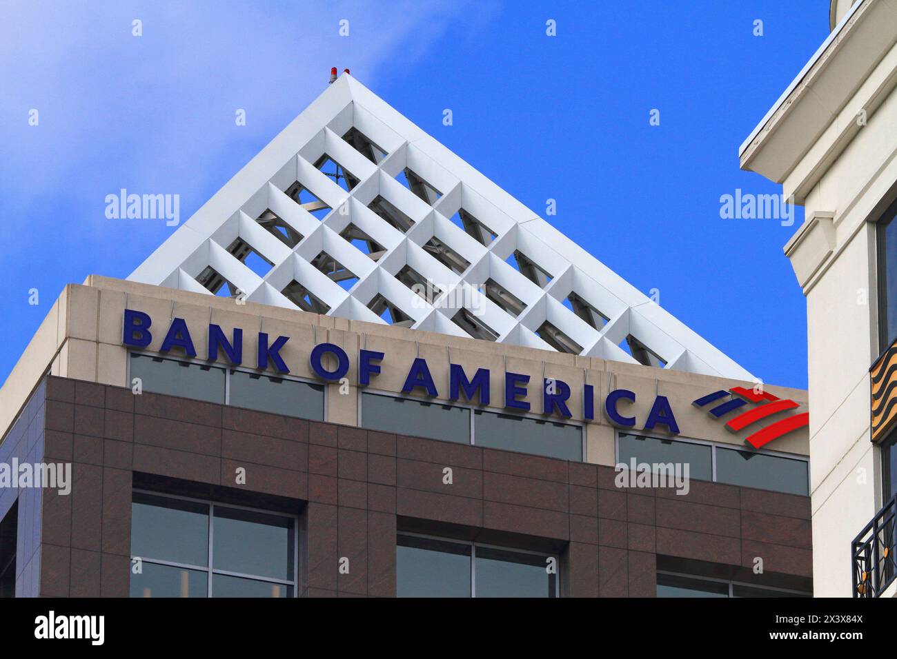 USA, Floride, Orlando. Banca d'America Foto Stock