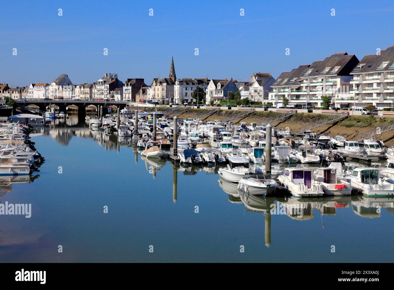 Francia, Pays de la Loire, Loire Atlantique (44), le Pouliguen Foto Stock