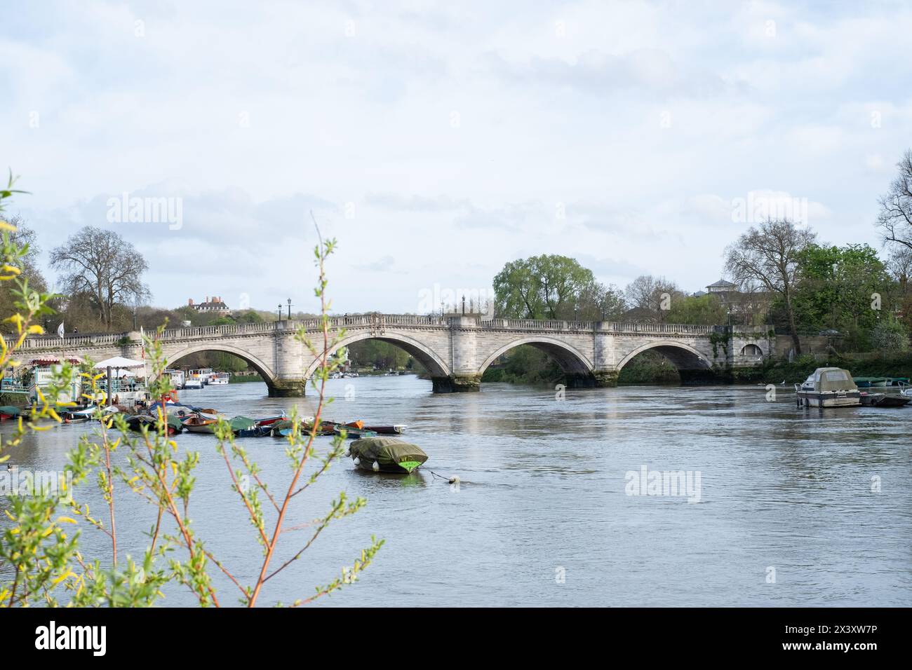 Richmond Bridge, Richmond, Londra, Regno Unito Foto Stock
