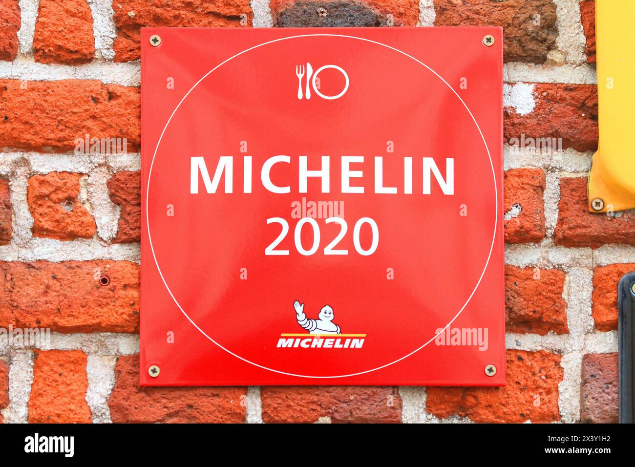 Ristorante pluripremiato nella Guida Michelin Foto Stock