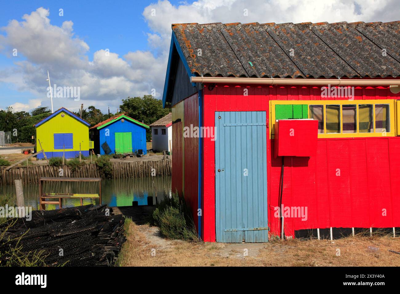 Francia, Nouvelle Aquitaine, Charente Maritime (17), Oleron Island, le Chateau d'Oleron Foto Stock