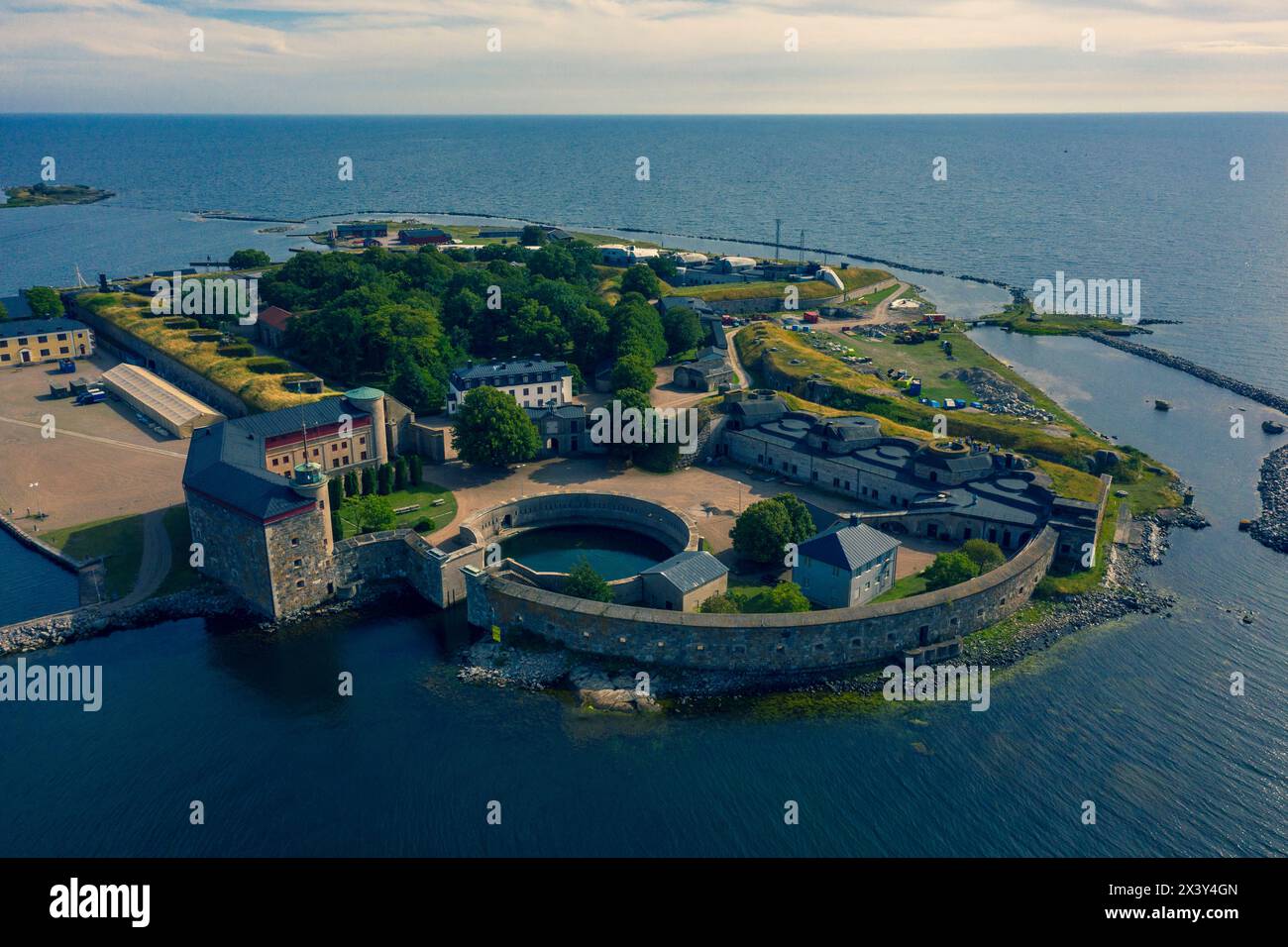 Europa, Scandinavia, Svezia. Karlskrona. La fortezza di Kungsholm Foto Stock