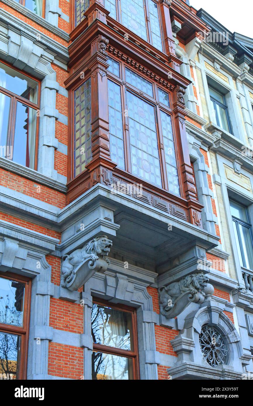 Europa, Belgio, Bruxelles, Jamaer House Foto Stock