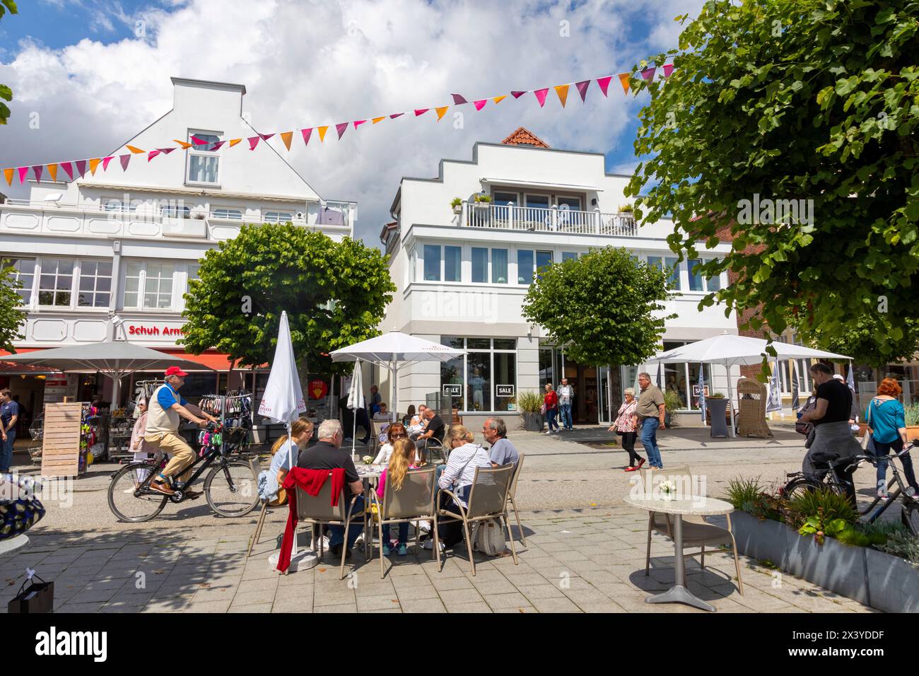 Europa, Germania. Schleswig-Holstein. Travemuende Foto Stock
