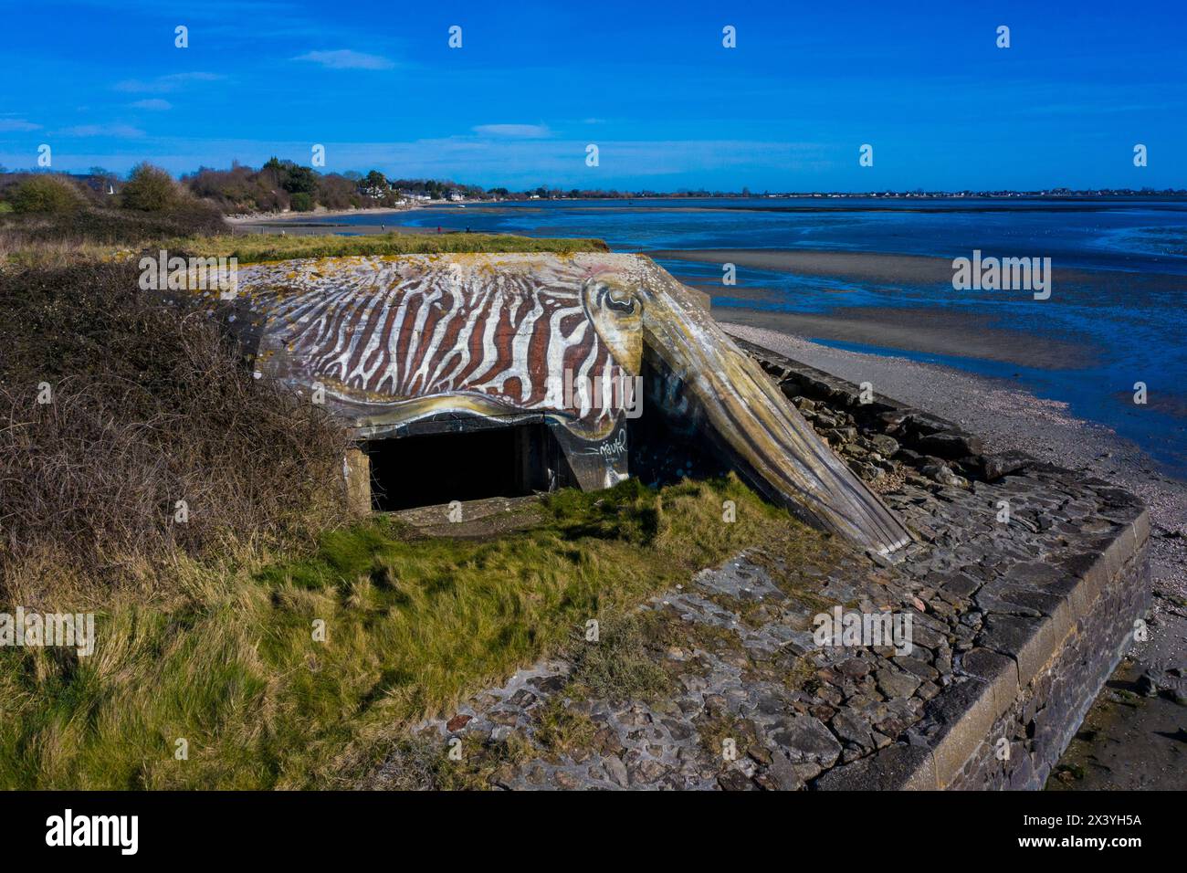 Francia, Manche, Cotentin. Saint-Vaast-la-Hougue Foto Stock