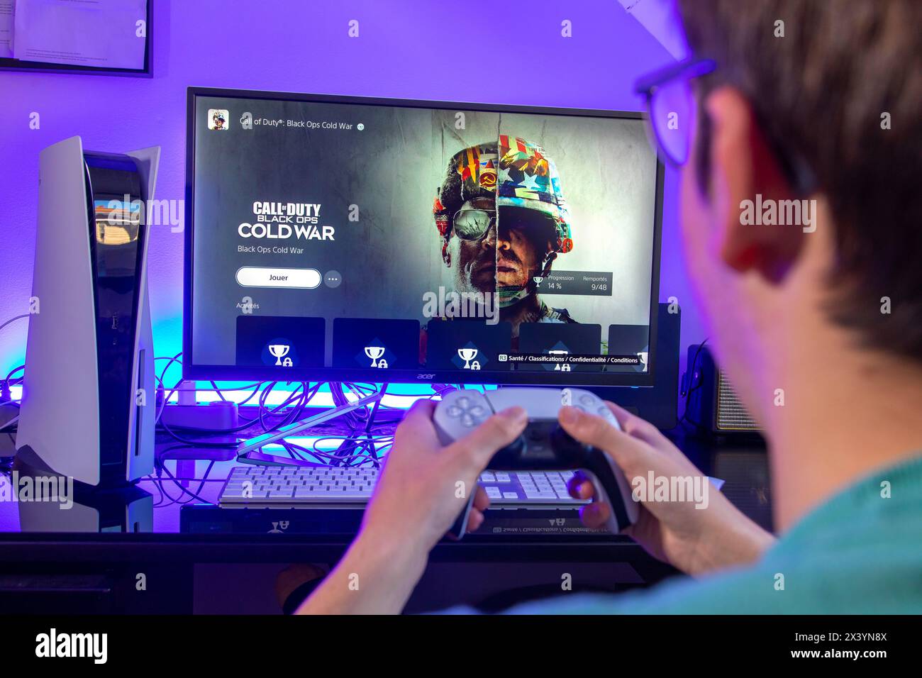 Giochi. PlayStation 5. PS5. Call of Duty Foto Stock