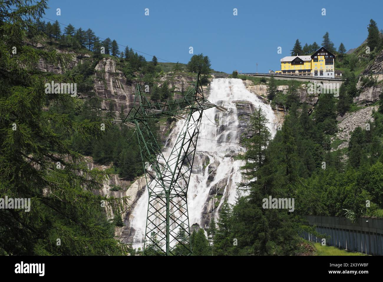 Cascate del Toce Valle Formazza Piemonte Italia Foto Stock