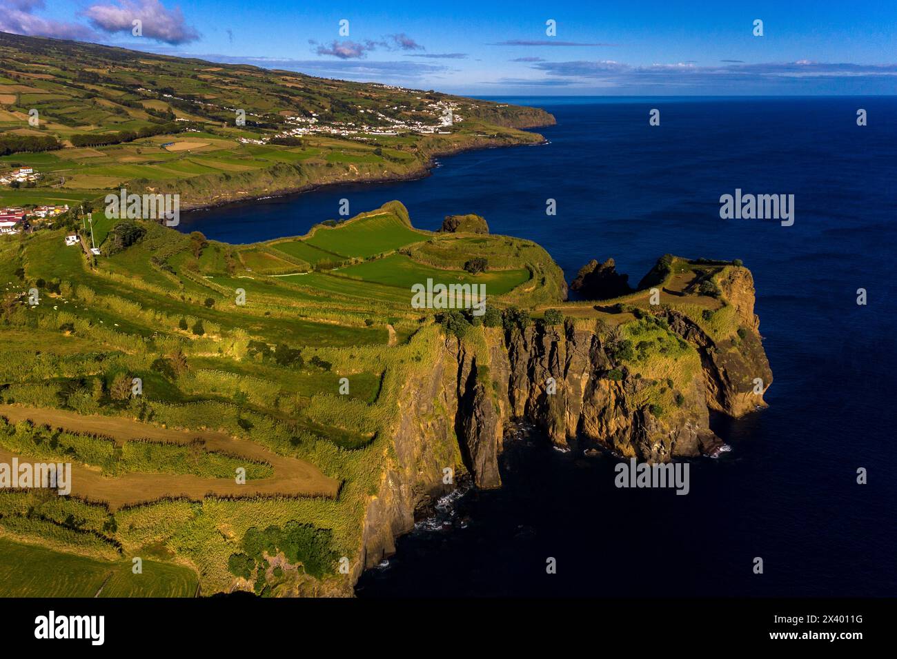 Isola di Sao Miguel, Azzorre, Portogallo. Porto de Capelas Foto Stock